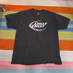 Hanes Dilly Dilly Black White Graphic Tee Men’s Size X-Large